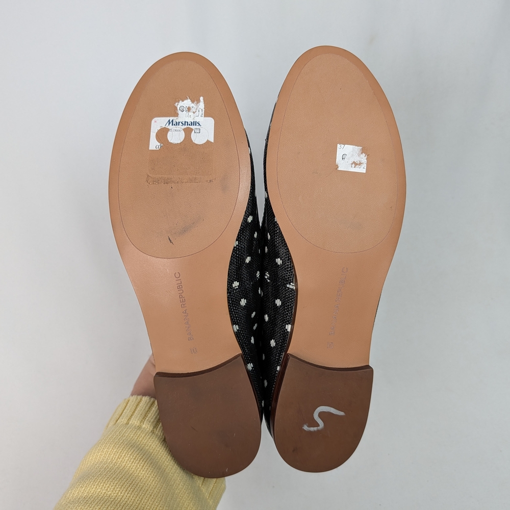Banana Republic Leather Loafers Polka Dot - Picture 9 of 13